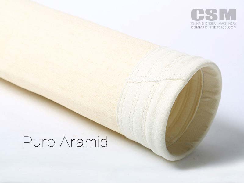 Aramid filter bags